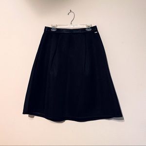 New Armani black mesh full skirt